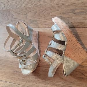 Guess wedge sandles